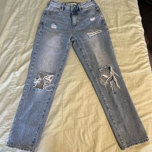 PacSun Light Blue Distressed Women Jeans